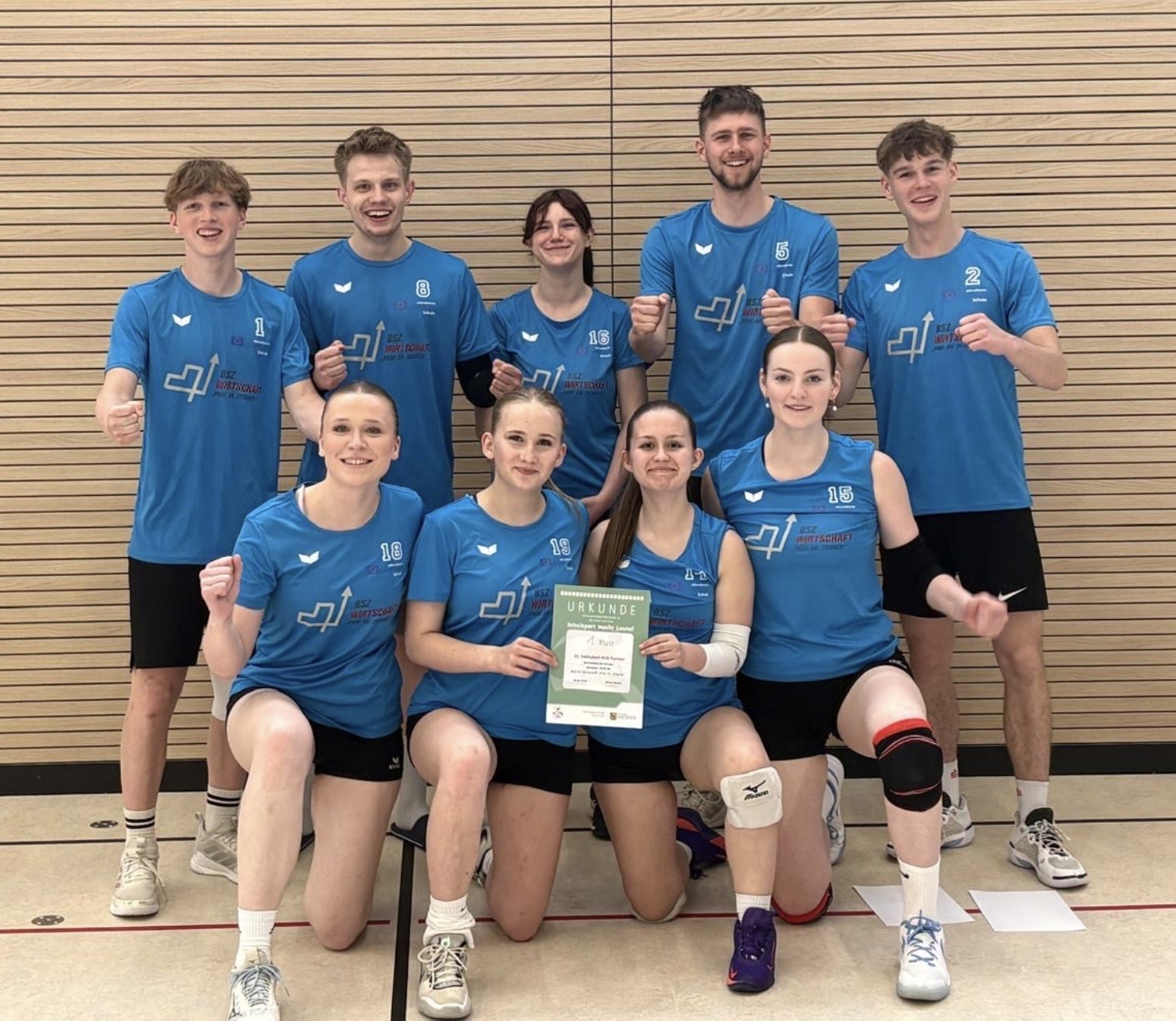 Sieg beim 21. Volleyball-Mix-Turnier der berufsbildenden Schulen